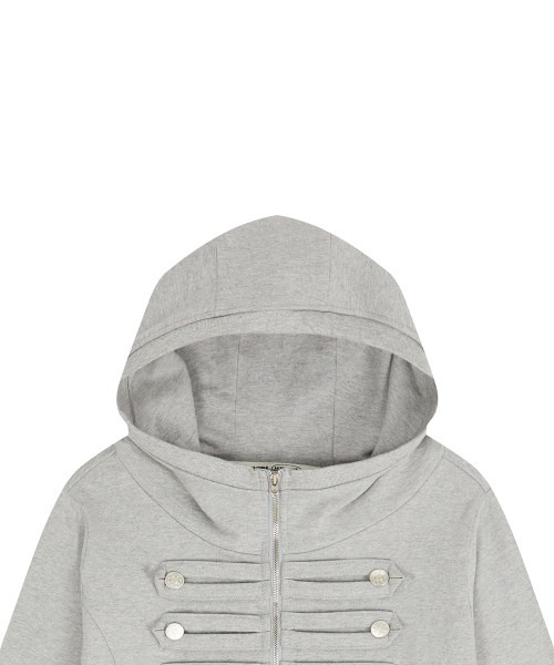 EL PIRATE HOOD ZIP UP(GRAY)