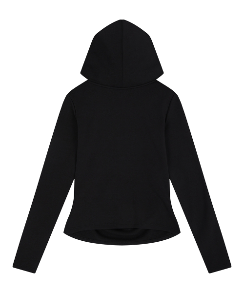 EL PATCH HOOD T-SHIRT(BLACK)