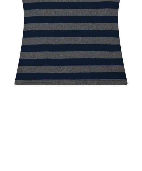 EL CROSS HALTER NECK TOP(CHARCOAL)