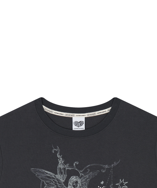 EL ANGELIC GRAPHIC TEE(CHARCOAL)