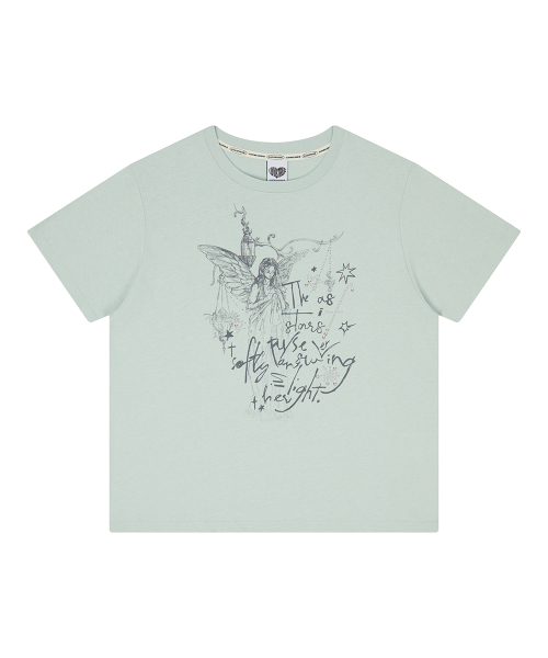 EL ANGELIC GRAPHIC TEE(GREEN)