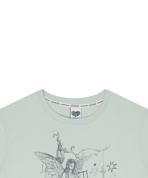 EL ANGELIC GRAPHIC TEE(GREEN)