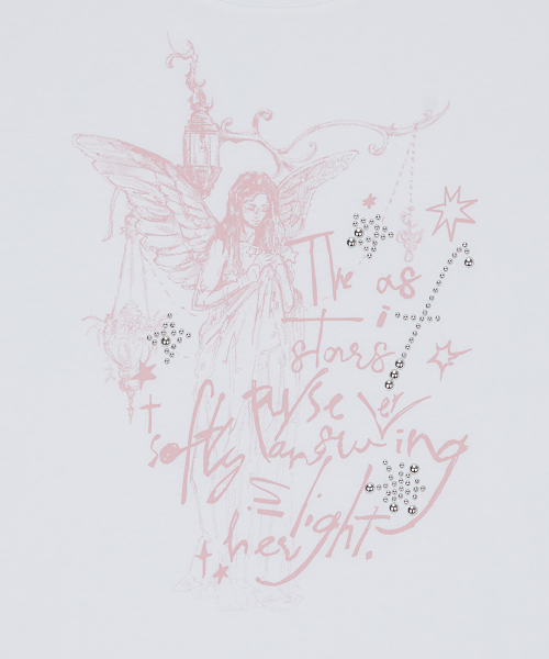 EL ANGELIC GRAPHIC TEE(WHITE)