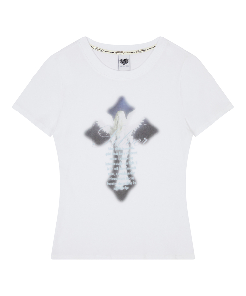 EL CROSS FAIRY GRAPHIC TEE(WHITE)