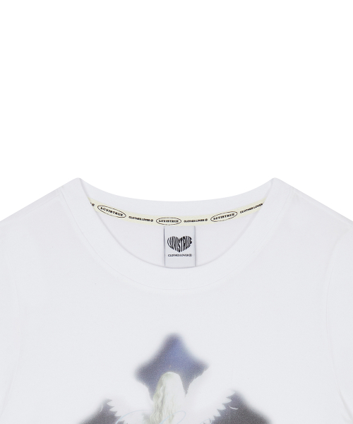 EL CROSS FAIRY GRAPHIC TEE(WHITE)