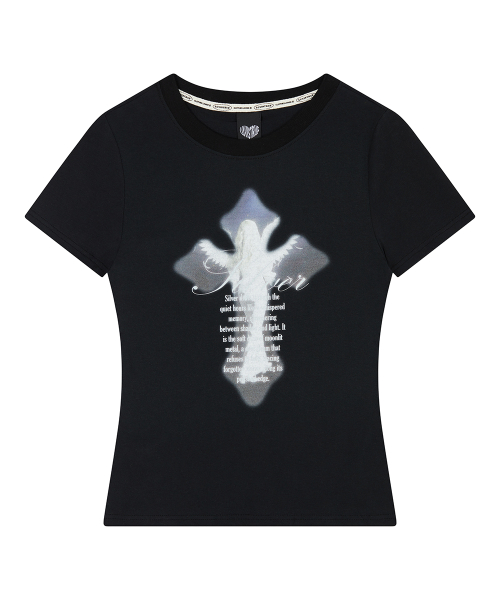 EL CROSS FAIRY GRAPHIC TEE(BLACK)