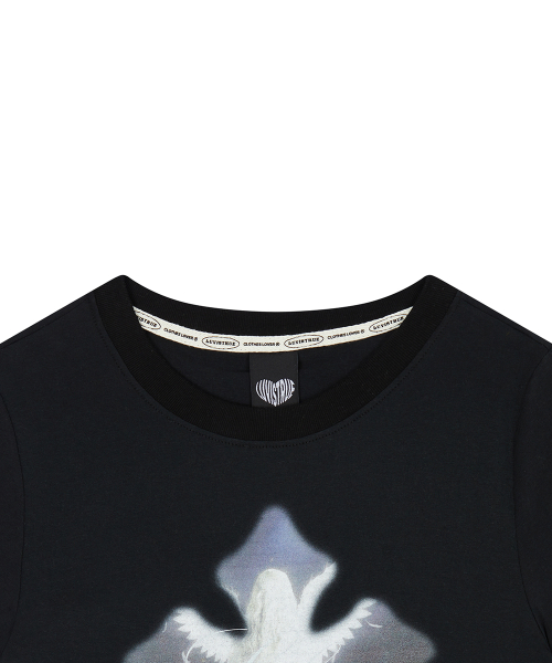 EL CROSS FAIRY GRAPHIC TEE(BLACK)