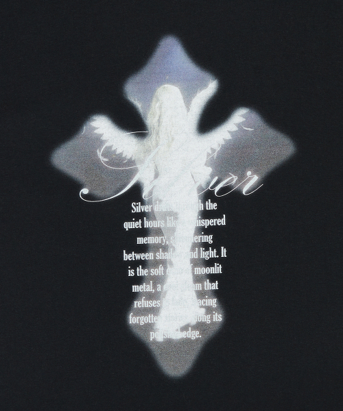 EL CROSS FAIRY GRAPHIC TEE(BLACK)