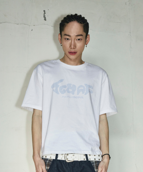 SCWAG Star Dot Crop T-shirt[White]