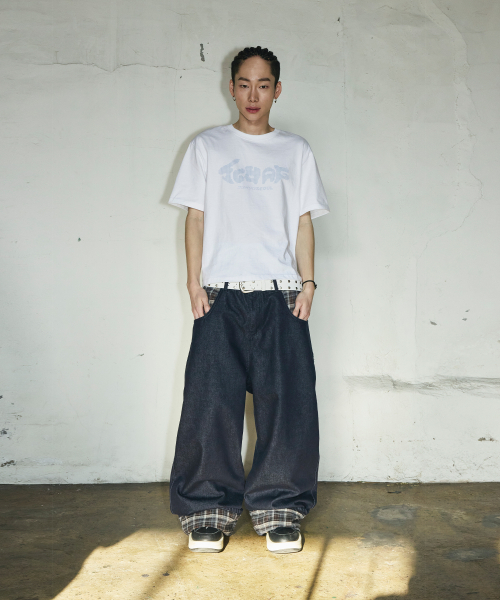 SCWAG Star Dot Crop T-shirt[White]