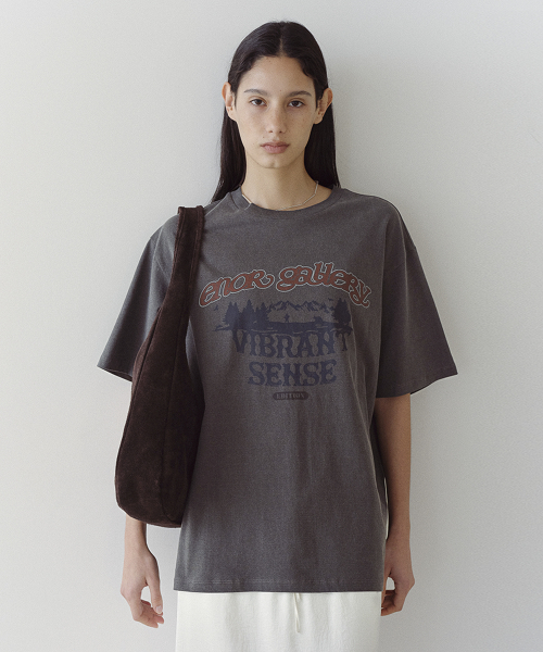 VIBRANT SENSE T-SHIRT - DARK GREY