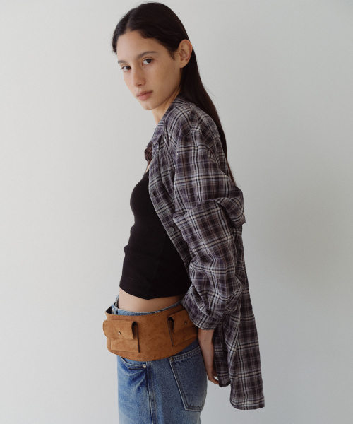 STANDARD CHECK SHIRT - NAVY
