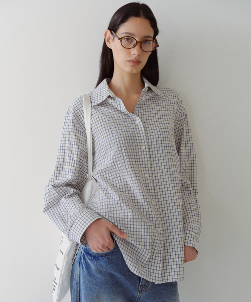 STANDARD CHECK SHIRT - BLUE