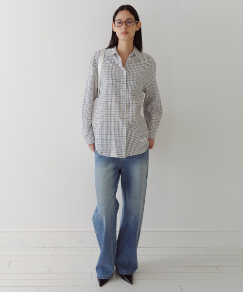 STANDARD CHECK SHIRT - BLUE