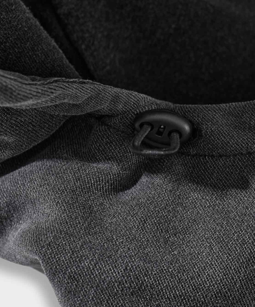 VTG WASHED BALACLAVA HOODED T-SHIRT_PIGMENT CHARCOAL