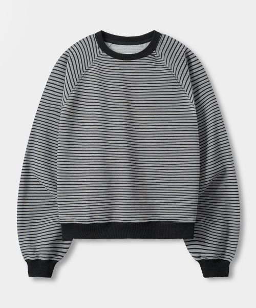 RAGLAN STRIPE SWEAT SHIRT_3 COLOR