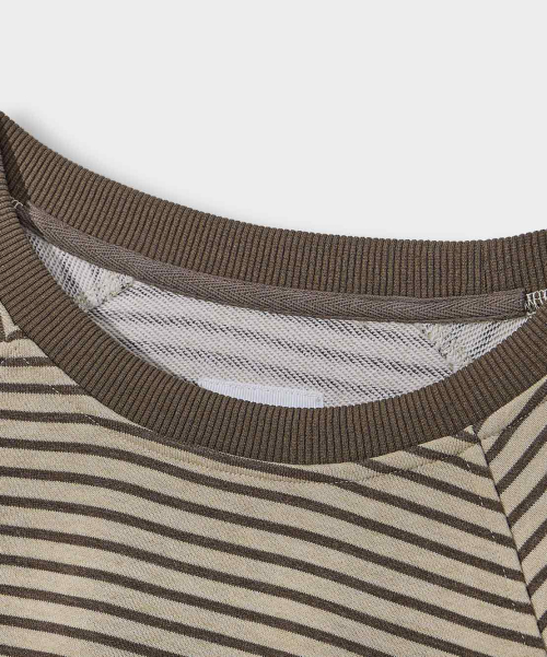 RAGLAN STRIPE SWEAT SHIRT_3 COLOR