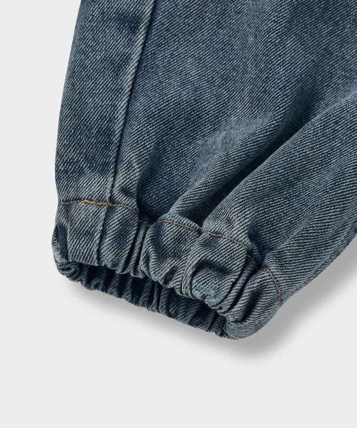 BALACLAVA SLASH HOODED ZIP-UP_DENIM DUST INDIGO