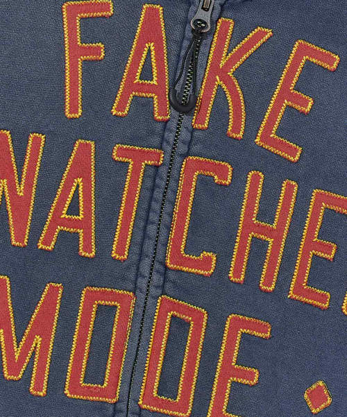 VLAD SNATCHED PATCH CROPPED HOODED ZIP-UP_PIGMENT NAVY