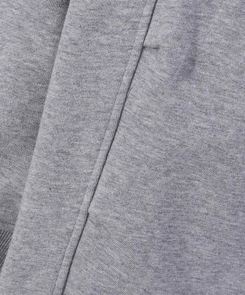 VLAD SNATCHED PATCH CROPPED HOODED ZIP-UP_MELANGE