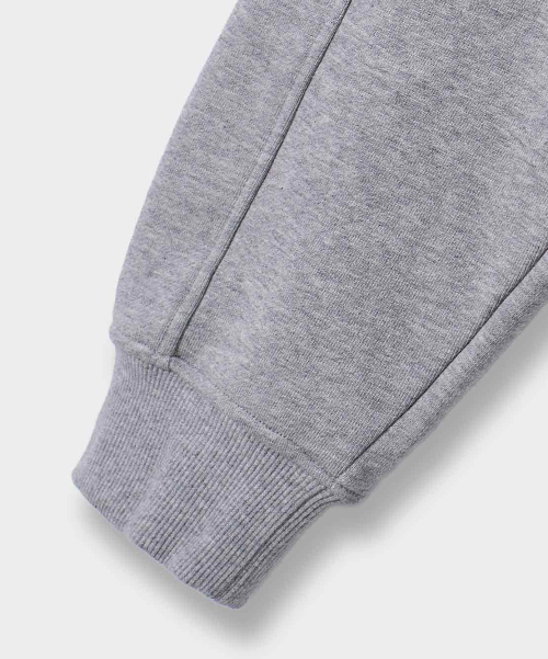 VLAD SNATCHED PATCH CROPPED HOODED ZIP-UP_MELANGE