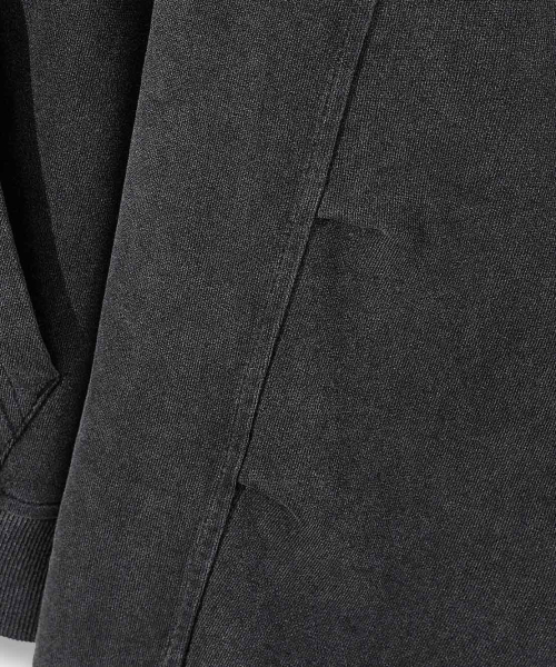 VLAD SNATCHED PATCH CROPPED HOODED ZIP-UP_PIGMENT CHARCOAL