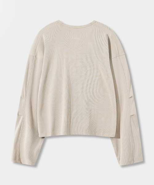 ESSENTIAL RIBBED LONG SLEEVE T-SHIRT_ 3 COLOR