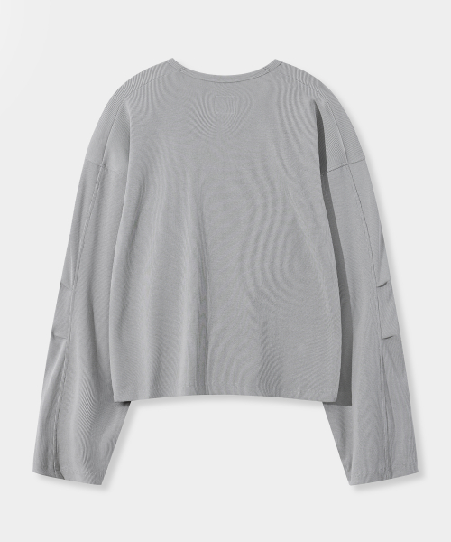 ESSENTIAL RIBBED LONG SLEEVE T-SHIRT_ 3 COLOR