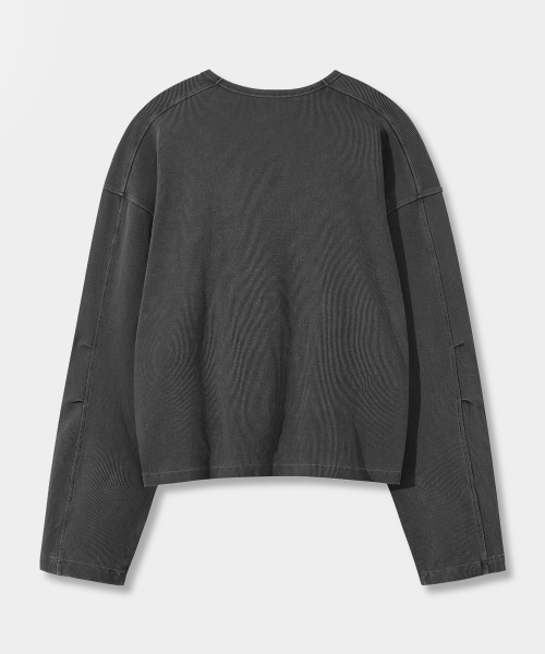 ESSENTIAL RIBBED LONG SLEEVE T-SHIRT_ 3 COLOR