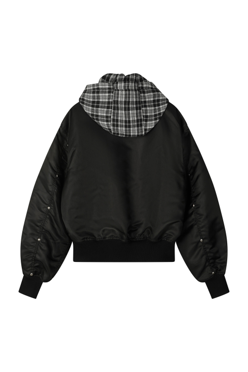 STUD CHECK POINT MA1 JUMPER IN BLACK