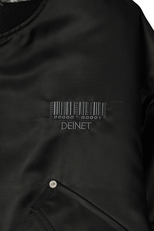 STUD CHECK POINT MA1 JUMPER IN BLACK