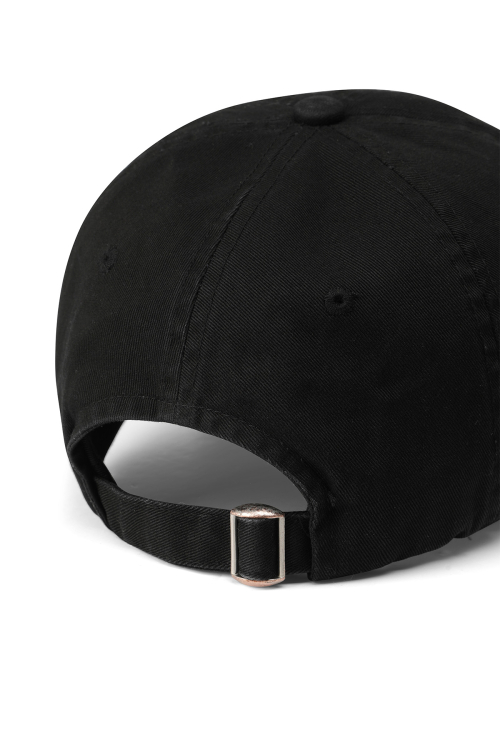 DEINET STUDIO WASHING BALL CAP IN BLACK