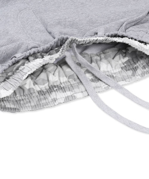 XP328 카모 레이어드 벌룬 스웨트 팬츠 (GRAY)