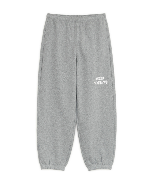 RAW SWEATPANTS, MELANGE GRAY