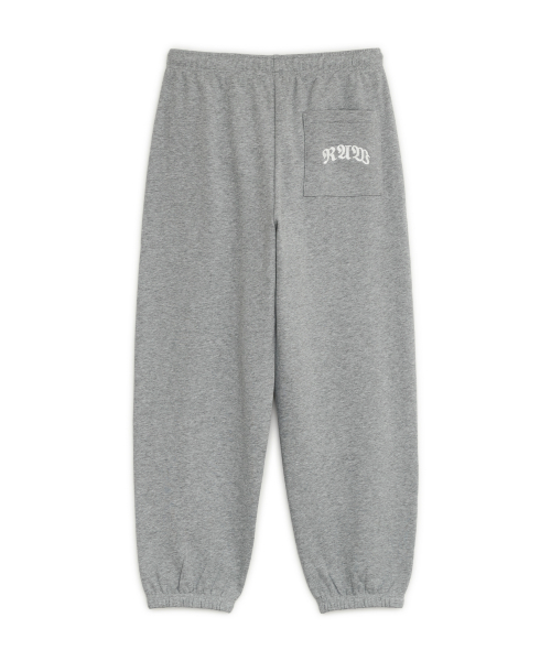 RAW SWEATPANTS, MELANGE GRAY