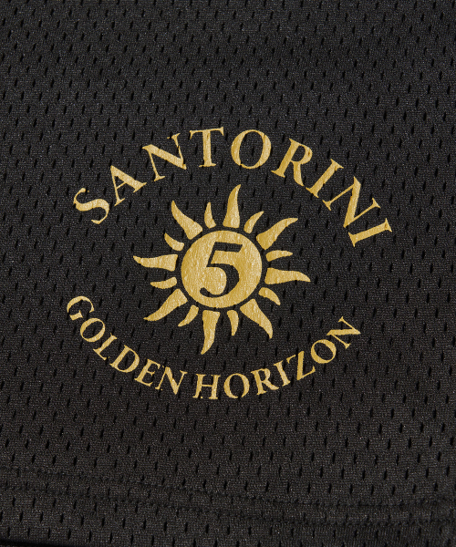 Santorini Sun Mesh Shorts_BLACK