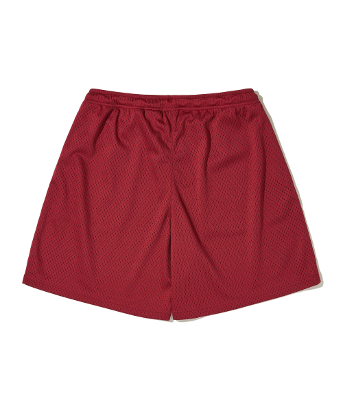 Santorini Sun Mesh Shorts_BURGUNDY