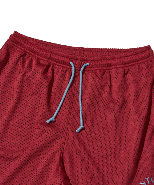 Santorini Sun Mesh Shorts_BURGUNDY