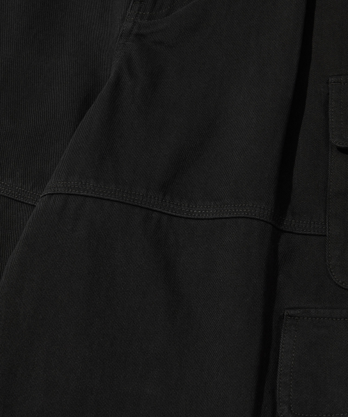 Bronx Bio Washed 3/4 Cargo Pants_BLACK