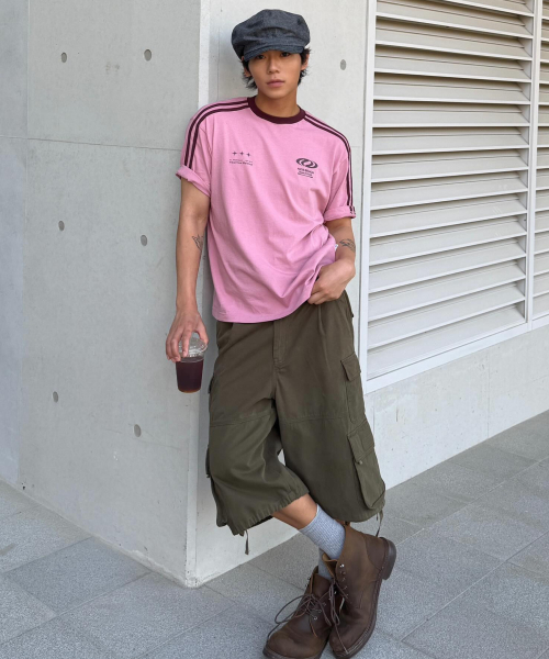Bronx Bio Washed 3/4 Cargo Pants_KHAKI