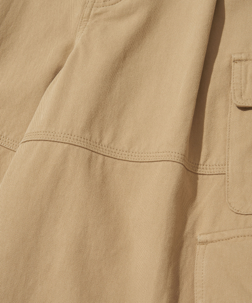 Bronx Bio Washed 3/4 Cargo Pants_BEIGE