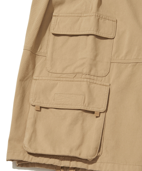 Bronx Bio Washed 3/4 Cargo Pants_BEIGE