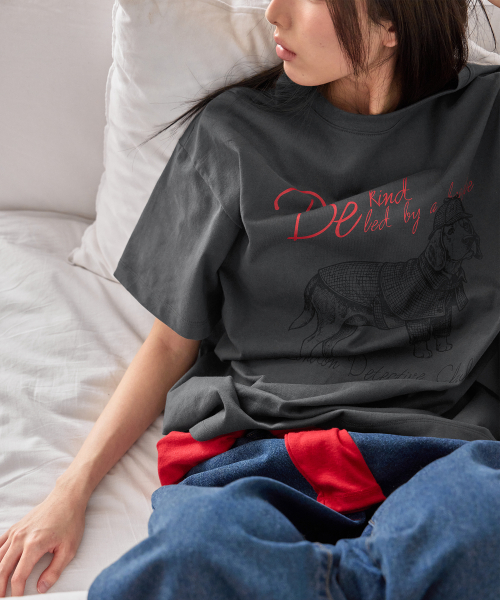 DADA Beagle Print T-Shirt, 3colors