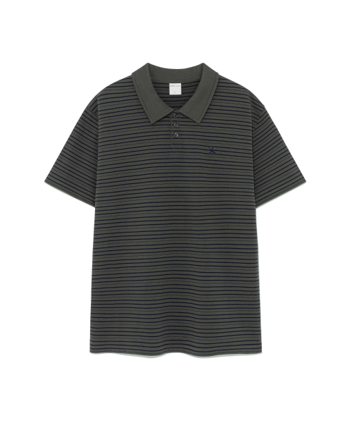 TCM stripe pk T (charcoal)
