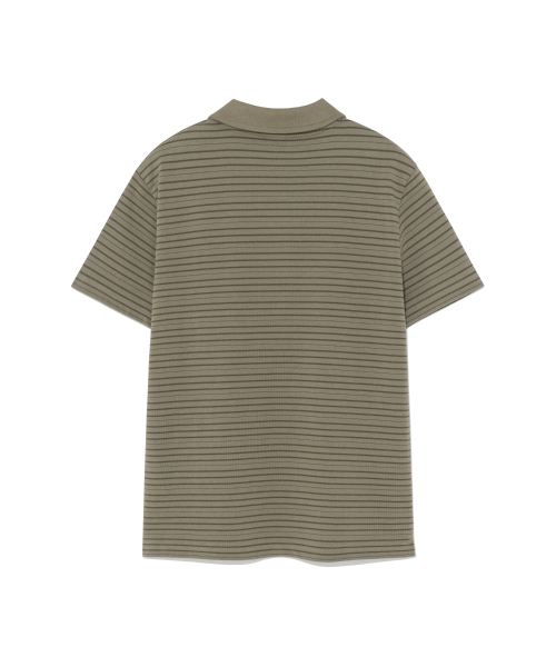 TCM stripe pk T (khaki brown)