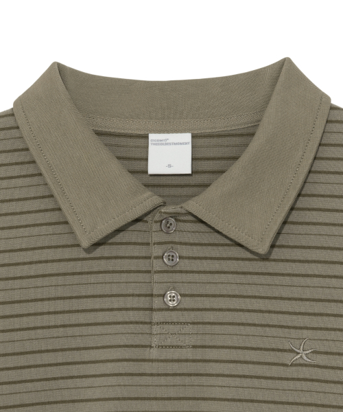 TCM stripe pk T (khaki brown)