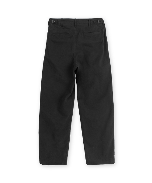 Vintage Cotton Pants, Black