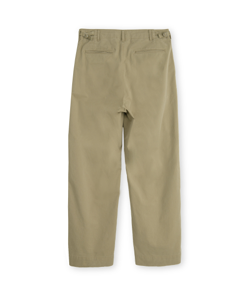 Vintage Cotton Pants, Beige