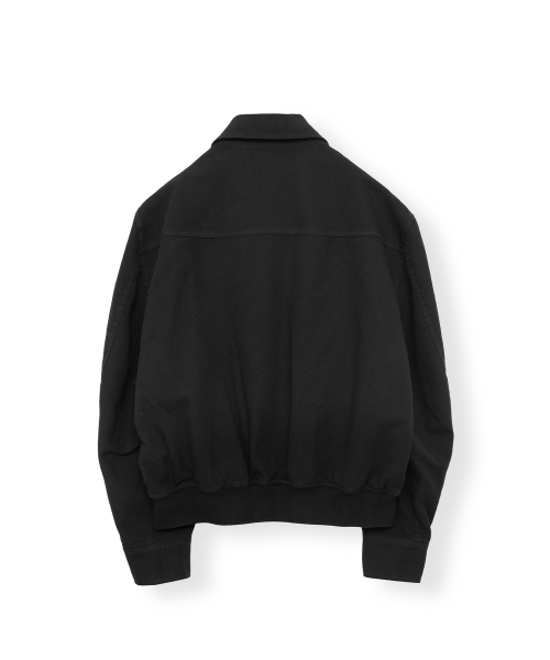 Washed Blouson, Black