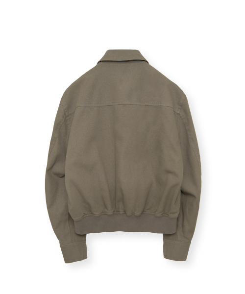 Washed Blouson, Dark Beige